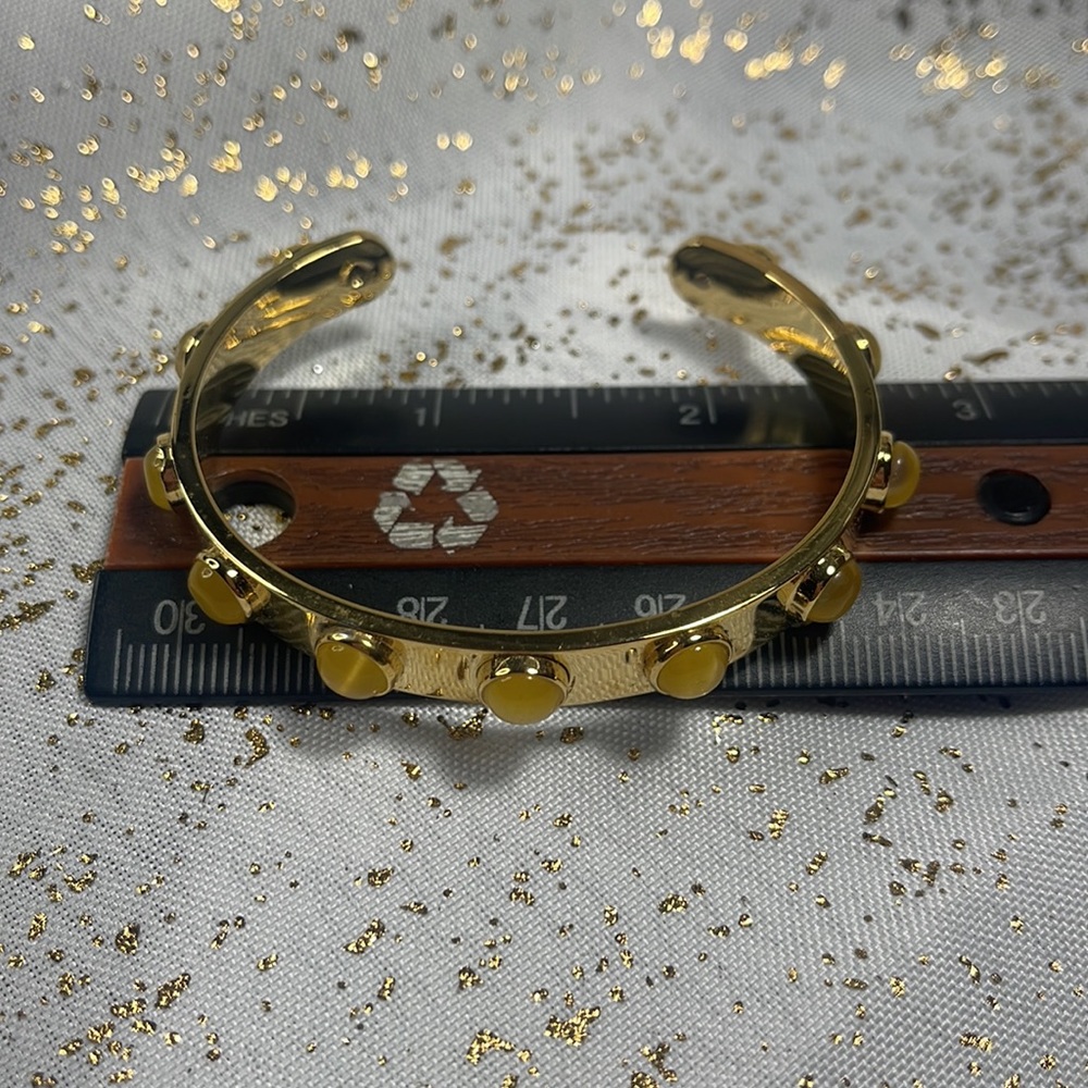 Kate spade bangle bracelet NWOT yellow gold - Picture 4 of 7
